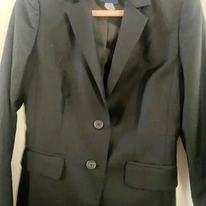 J.Crew 100% wool black blazer 2 EUC